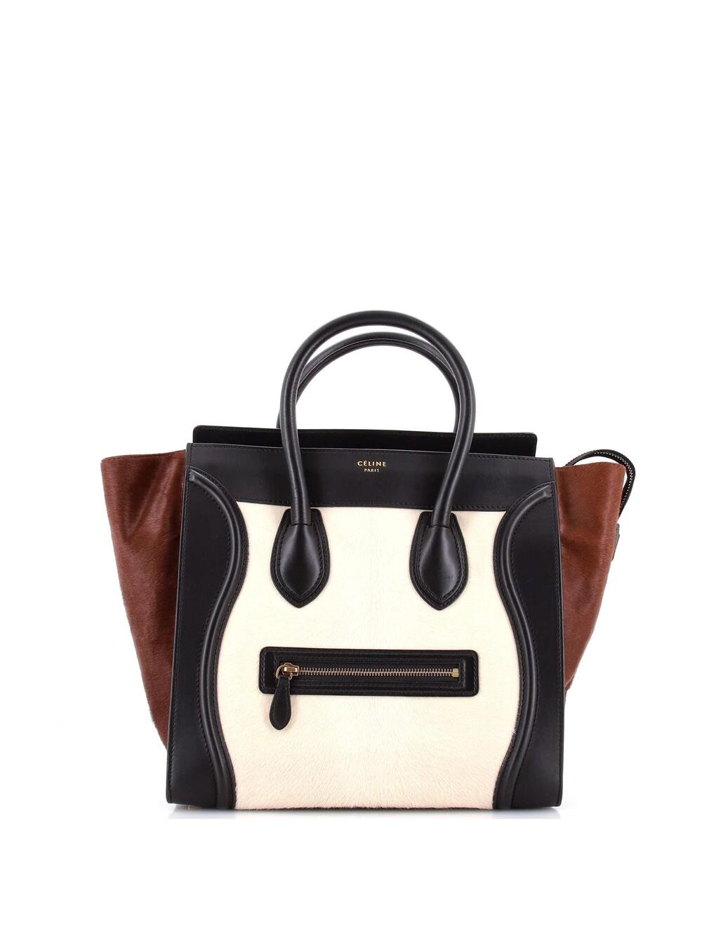 Celine Luggage Bag Pony Hair And #281616C10B